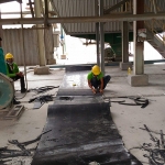Dịch vụ sửa chữa nối dán băng tải công nghiệp và bọc cao su Rulo Dịch vụ sửa chữa nối dán băng tải công nghiệp và bọc cao su Rulo