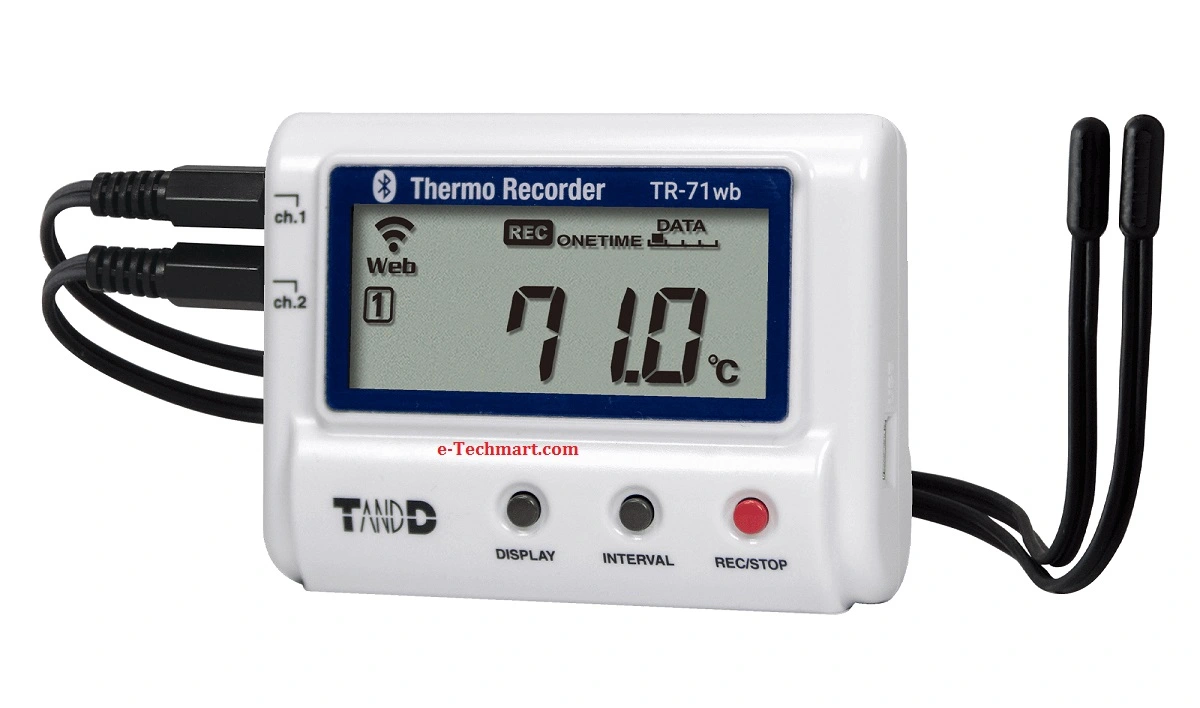 Nhiệt kế tự ghi TandD TR-71WB (-40 ~ 110°C)