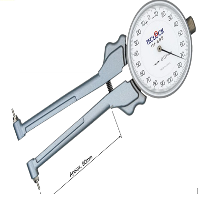 Compa đồng hồ đo trong Teclock IM-882 (55~153mm/0.01mm)