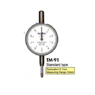 Đồng hồ so Teclock TM-91 (10mm/0.1mm)