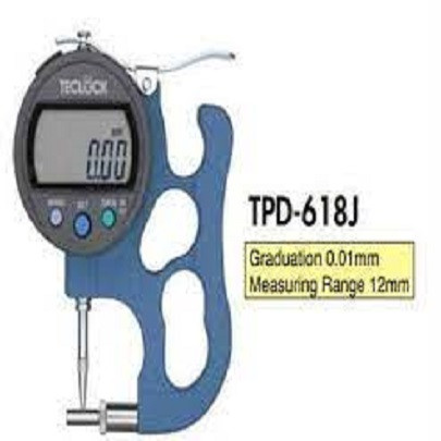 Đồng hồ đo độ dày thành ống điện tử Teclock TPD-618J (12mm/0.01mm)