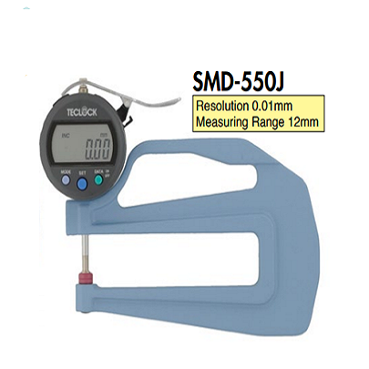 Đồng hồ đo độ dày Teclock SMD-550J (12mm/0.01mm)