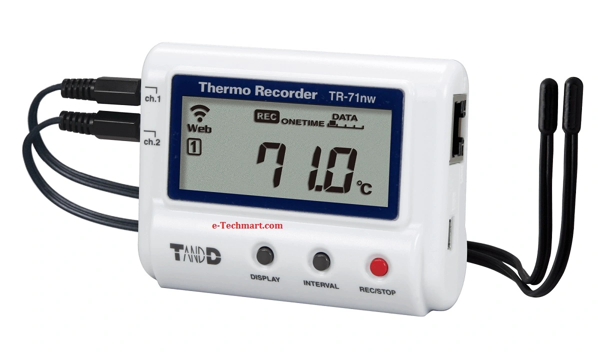 Nhiệt kế tự ghi T&D TR-71nw (-40~110°C)