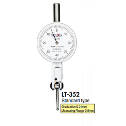 Đồng hồ so chân gập Teclock LT-352 (0.8mm/0.01mm)