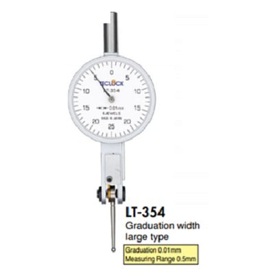 Đồng hồ so chân gập Teclock LT-354 (0.5mm/0.01mm)