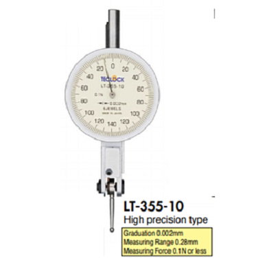 Đồng hồ so chân gập Teclock LT-355-10 (0.28mm/0.002mm)