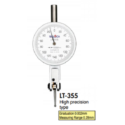 Đồng hồ so chân gập Teclock LT-355 (0.28mm/0.002mm)
