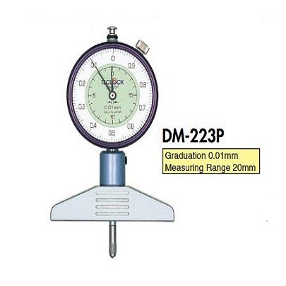 Đồng hồ đo độ sâu TECLOCK DM-223P (20mm/0.01mm)