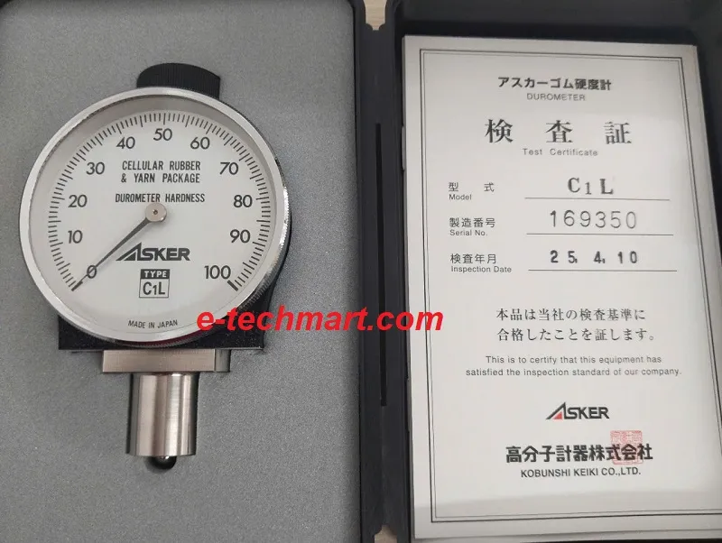 Máy đo độ cứng cao su ASKER Type C1L