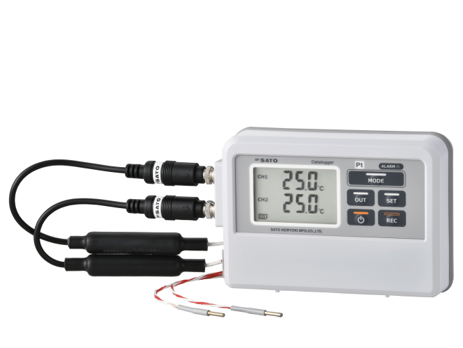 Máy đo bộ nhớ ghi nhiệt độ 2ch (PT)® Sato SK-L753