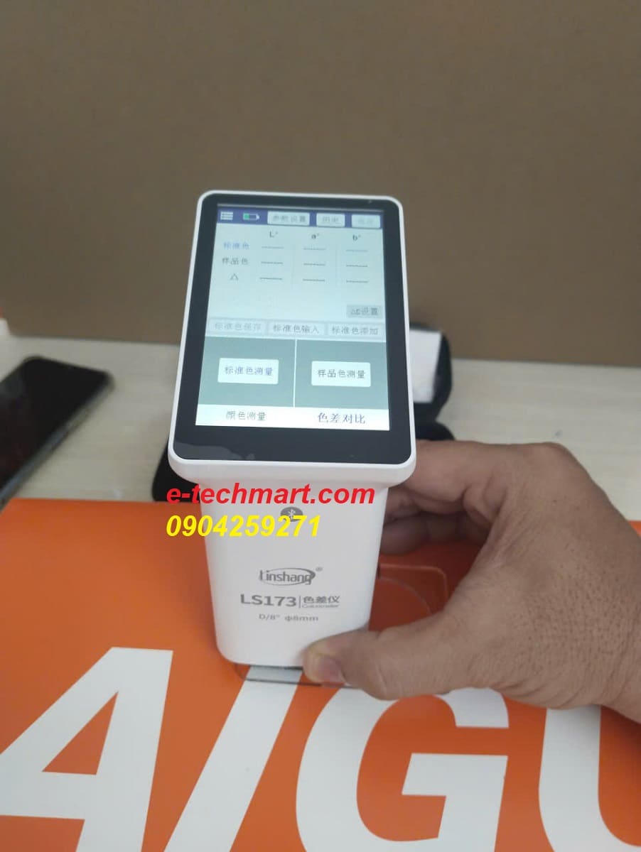Máy đo màu màn hình cảm ứng Linshang LS173