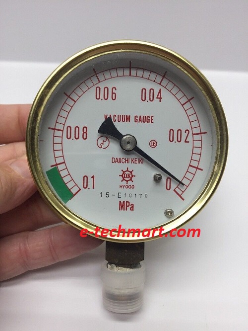 Đồng hồ đo áp suất chân không Daiichi Keiki BT G3/8 φ75