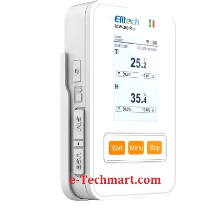 Máy ghi dữ liệu nhiệt độ và độ ẩm Elitech RCW-360