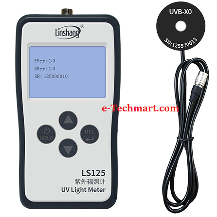 Máy đo ánh sáng UV LS125 kèm Đầu dò UVB-X0