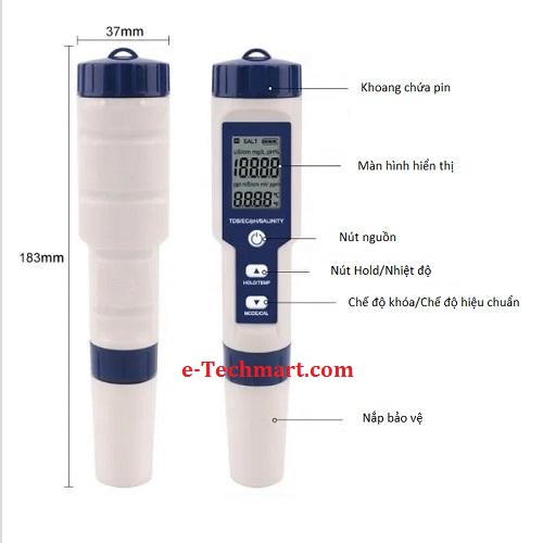 Bút đo độ mặn/PH/TDS/EC EZ-9909SP