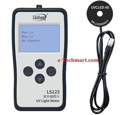 Máy đo ánh sáng UV LS125 kèm Đầu dò UVCLED-X0