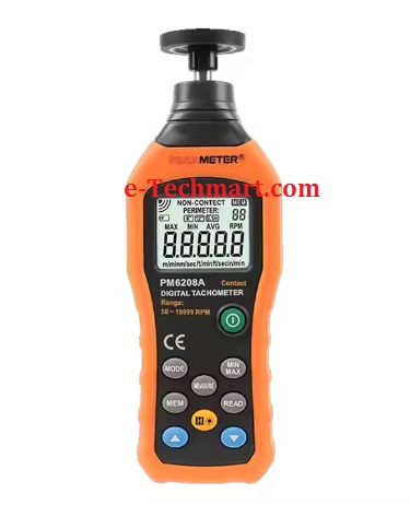 Máy đo tốc độ vòng quay Peak Meter PM6208A