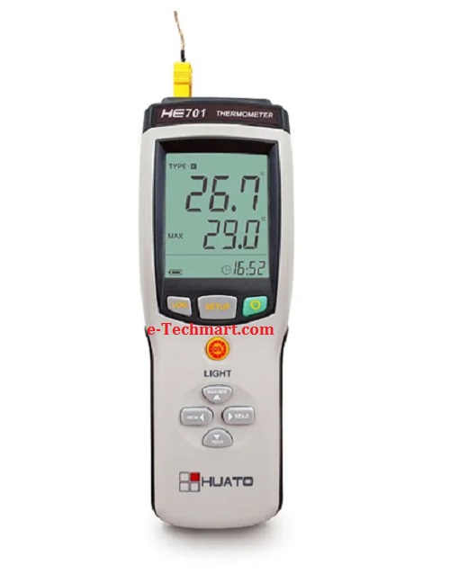 Máy ghi dữ liệu nhiệt độ cầm tay HUATO HE701