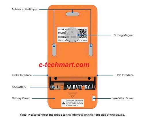 Máy ghi nhiệt độ và độ ẩm Elitech GSP-6 Pro
