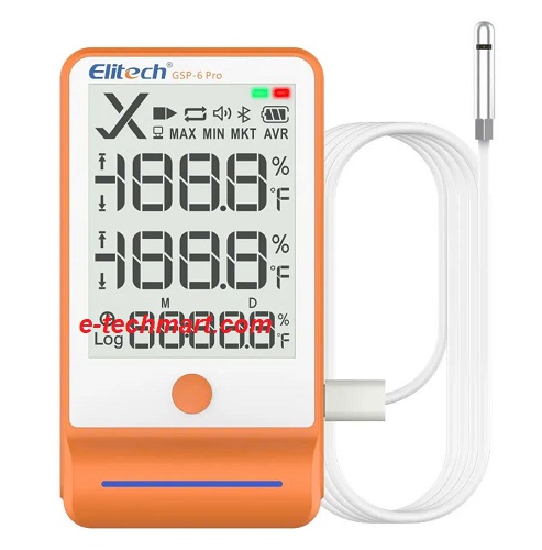 Máy ghi nhiệt độ và độ ẩm Elitech GSP-6 Pro