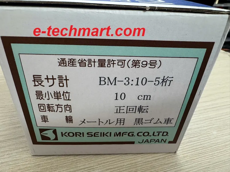 Bộ đếm chiều dài vải Kori Seiki BM-3:10-5