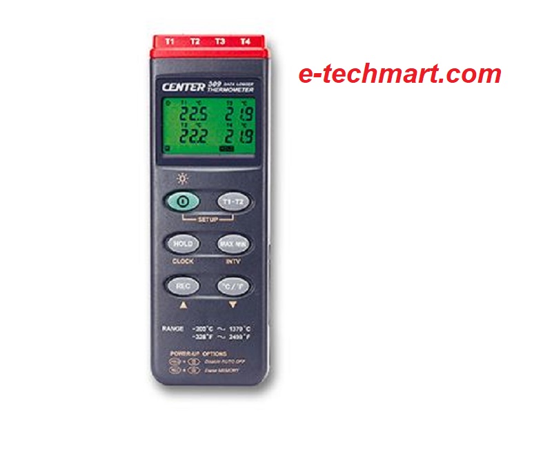 Máy đo nhiệt độ ghi dữ liệu 4 kênh CENTER 309