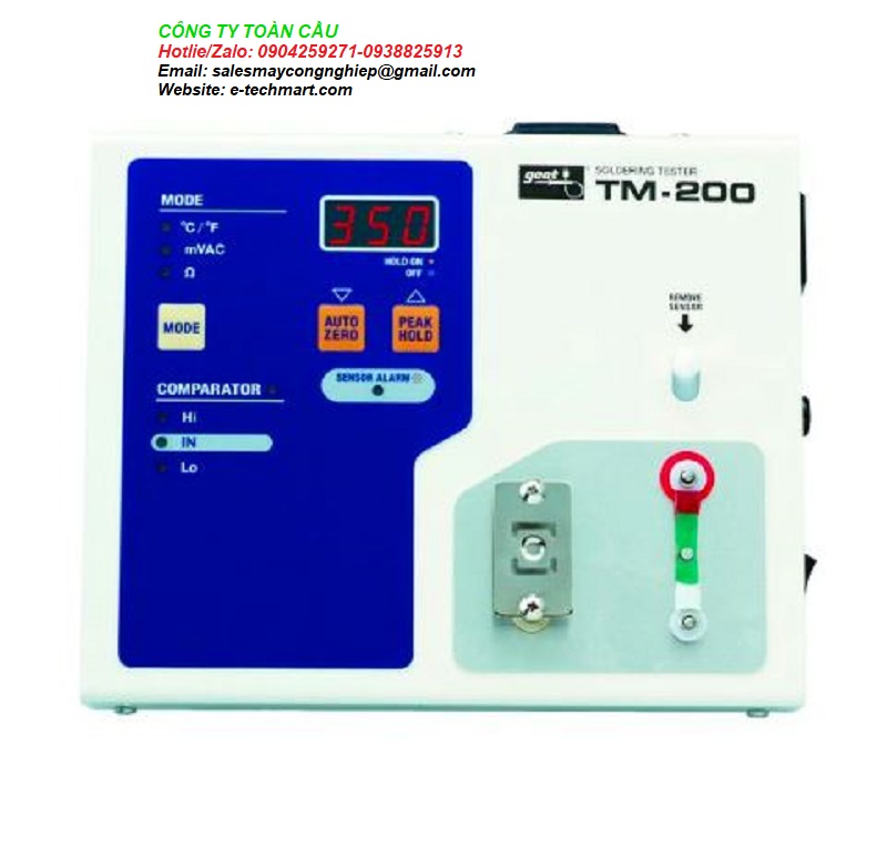 Máy đo nhiệt độ mỏ hàn GOOT TM-200