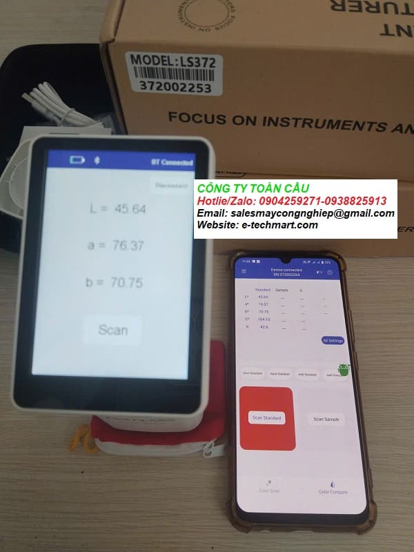 Máy Đo Màu Linshang LS372 Chính Hãng