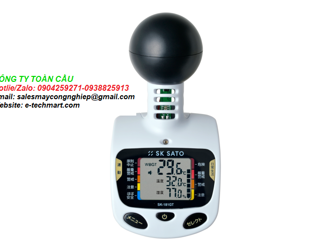 Máy theo dõi căng thẳng nhiệt di động Sato 8313-50 SK-181GT
