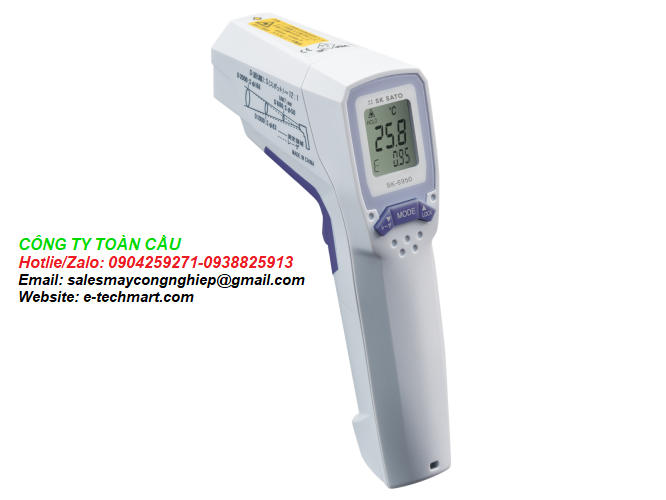 Nhiệt kế hồng ngoại chống nước Sato 8268-50 SK-8350