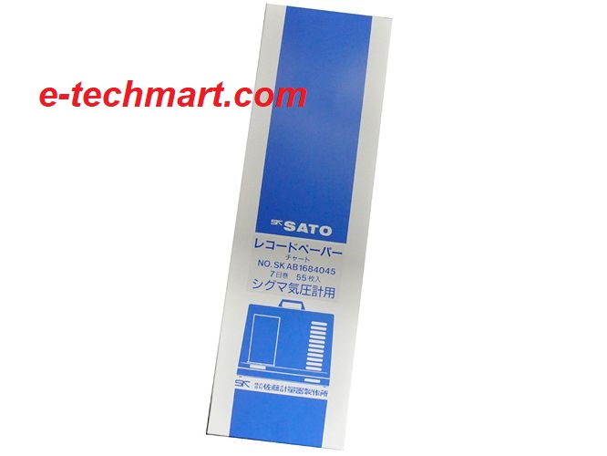 Biểu đồ 7 ngày cho máy đo áp suất Sato Sigma II