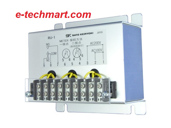 Bộ rơle cho nhiệt kế có tiếp điểm điện Sato 3990-01 RU-1