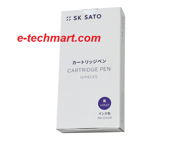 Bút bi dùng mực màu tím Sato 7238-02