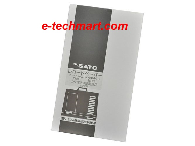 Giấy ghi nhiệt độ 7 ngày Sato 7202-62